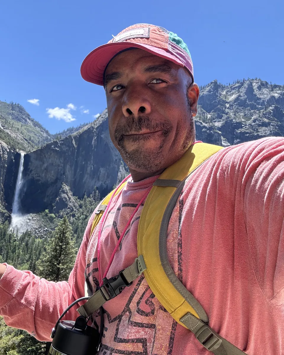 Kip, founder of SWBAT, on a trail in Yosemite